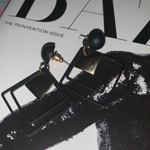 Geometric Statement Earrings For Women - Picture 6 of 7